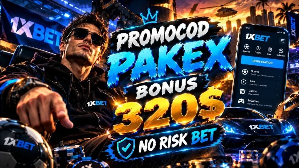 1xBet registration opens a verified betting account in minutes with four sign-up routes and promo code PAKEX